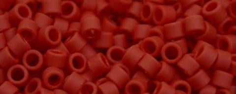 Toho Aiko Bead Opaque Frost Cherry