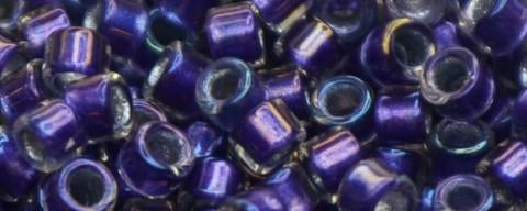Toho Aiko Bead IC AB Crystal/Metallic Purple Lined