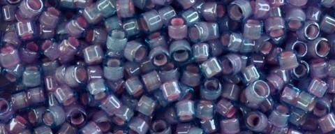 Toho Aiko Bead IC Aqua/Bubble Gum Pink Lined