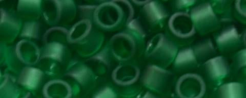 Toho Aiko Bead Transparent Frost Green Emerald