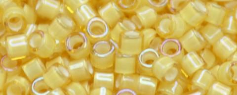 Toho Aiko Bead IC Amber/Cream Lined