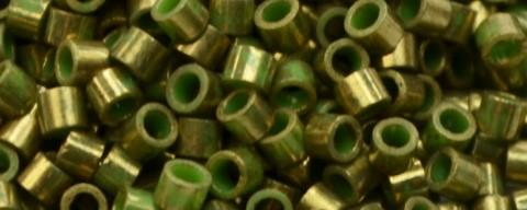 Toho Aiko Bead Gilded Marble Green