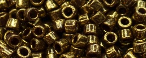 Toho Aiko Bead Gilded Marble Brown