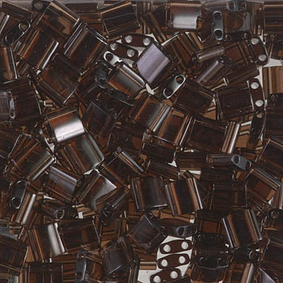 Miyuki Tila Bead, TL-0135, Transparent Root Beer, 5 grams