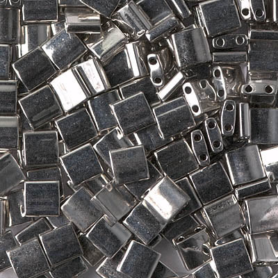 Miyuki Tila Bead, TL-0194, Palladium Plated, 5 grams