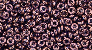Toho Demi Round 8/0 Seed Bead, Gold-Lustered Amethyst, TN-08-201 - Barrel of Beads