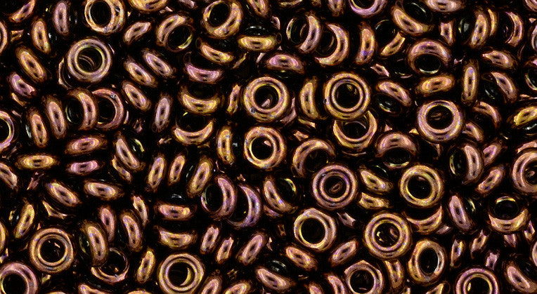 Toho Demi Round 8/0 Seed Bead, Olympic Bronze, TN-08-224 - Barrel of Beads