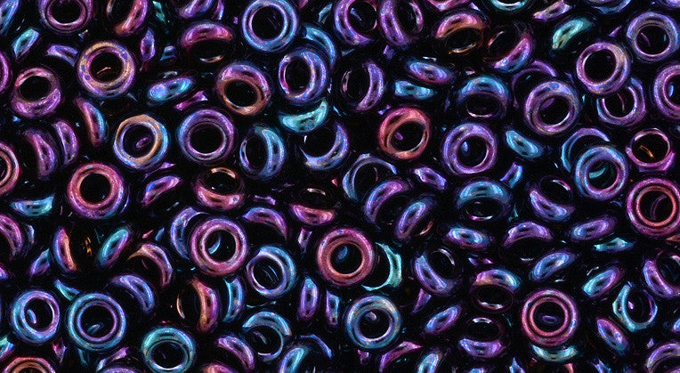 Toho Demi Round 8/0 Seed Bead, Higher-Metallic Iris Violet, TN-08-504 - Barrel of Beads
