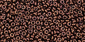 Toho Demi Round 11/0 Seed Bead, Bronze Dark Bronze, TN-11-222 - Barrel of Beads