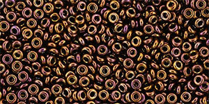 Toho Demi Round 11/0 Seed Bead, Olympic Bronze, TN-11-224 - Barrel of Beads