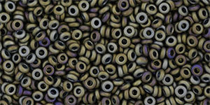Toho Demi Round 11/0 Seed Bead, Matte-Color Iris Brown, TN-11-614 - Barrel of Beads