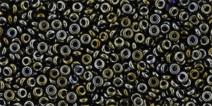 Toho Demi Round 11/0 Seed Bead, Metallic Iris Brown, TN-11-83 - Barrel of Beads