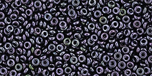 Toho Demi Round 11/0 Seed Bead, Metallic - Amethyst Gun Metal, TN-11-90 - Barrel of Beads