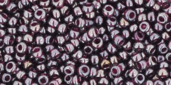 Toho 11/0 Round Japanese Seed Bead, #364, Inside Color Lustered Grape