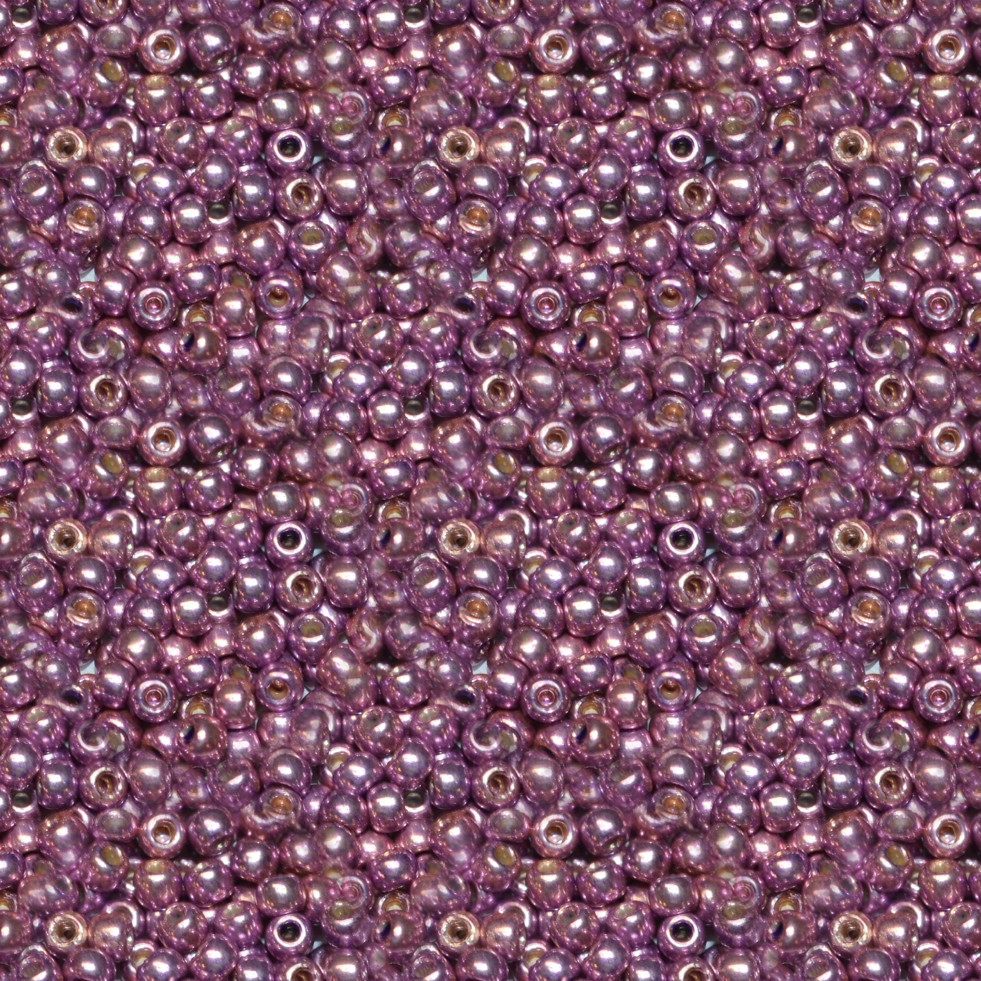 Toho 11/0 Round Japanese Seed Bead, #579PF, Lilac Galvanized PermaFinish