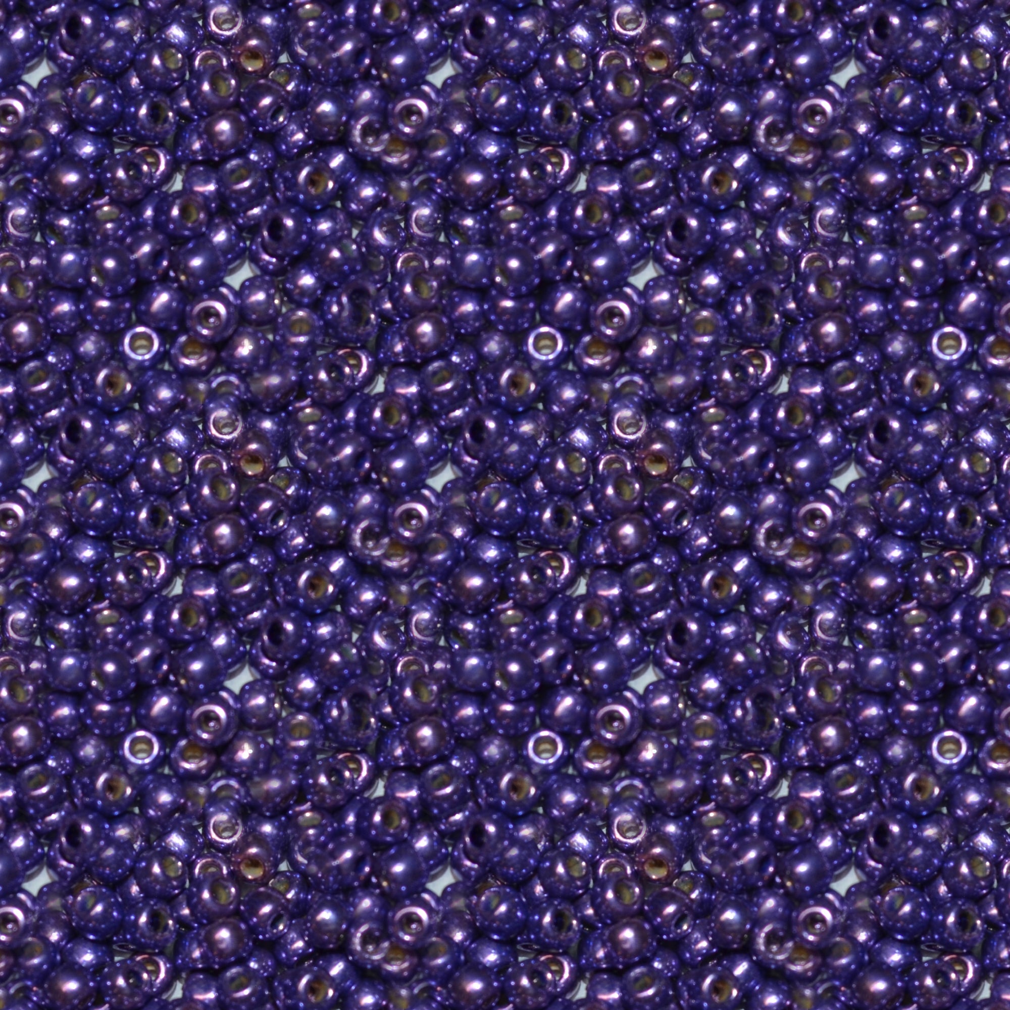 Toho 11/0 Round Japanese Seed Bead, #581PF, Pretty Purple Galvanized PermaFinish