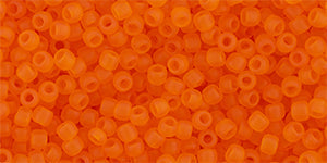 Toho 11/0 Round Japanese Seed Bead, #10F, Matte Transparent Hyacinth