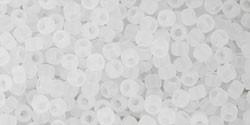 Toho 11/0 Round Japanese Seed Bead, TR11-141F, Ceylon Frost Snowflake - Barrel of Beads
