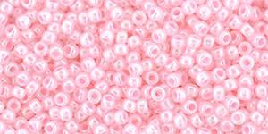 Toho 11/0 Round Japanese Seed Bead, TR11-145, Ceylon Innocent Pink - Barrel of Beads