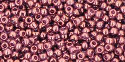 Toho 11/0 Round Japanese Seed Bead, TR11-201, Gold Luster Amethyst - Barrel of Beads