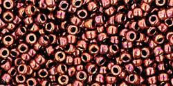 Toho 11/0 Round Japanese Seed Bead, TR11-222, Dark Bronze - Barrel of Beads