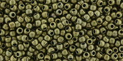 Toho 11/0 Round Japanese Seed Bead, #225, Bronze Antique Gold