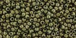 Toho 11/0 Round Japanese Seed Bead, #225, Bronze Antique Gold