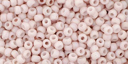 Toho 11/0 Round Japanese Seed Bead, #2451F, Matte Opaque Cherry Blossom