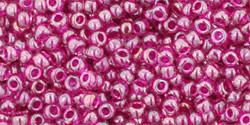 Toho 11/0 Round Japanese Seed Bead, TR11-356, Inside Color Light Amethyst/Fuscia Lined - Barrel of Beads