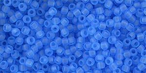 Toho 11/0 Round Japanese Seed Bead, TR11-3CF, Matte Dark Aqua - Barrel of Beads