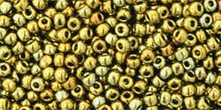 Toho 11/0 Round Japanese Seed Bead, TR11-513, Galvanized Carnival - Barrel of Beads