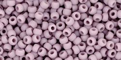 Toho 11/0 Round Japanese Seed Bead, TR11-52F, Opaque Frost Lavender - Barrel of Beads