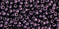 Toho 11/0 Round Japanese Seed Bead, TR11-607, High Metallic Violet - Barrel of Beads