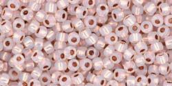 Toho 11/0 Round Japanese Seed Bead, TR11-741, Copper Lined Alabaster - Barrel of Beads