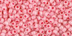 Toho 11/0 Round Japanese Seed Bead, TR11-911, Ceylon Impatiens Pink - Barrel of Beads