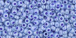 Toho 11/0 Round Japanese Seed Bead, TR11-917, Ceylon Denim Blue - Barrel of Beads