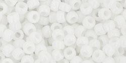 Toho 8/0 Round Japanese Seed Bead, TR8-41, Opaque White