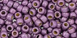 Toho 8/0 Round Japanese Seed Bead, TR8-579FPF, Matte Lilac Galv PermaFinish