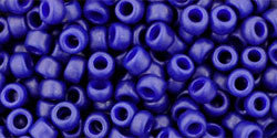 Toho 8/0 Round Japanese Seed Bead, TR8-2005, Opaque Ancient Dk Blue - Barrel of Beads