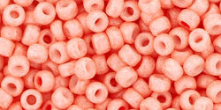 Toho 8/0 Round Japanese Seed Bead, TR8-2009, Opaque Ancient Peach - Barrel of Beads