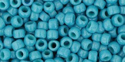 Toho 8/0 Round Japanese Seed Bead, TR8-2012, Opaque Ancient Turq. - Barrel of Beads