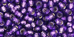 Toho 8/0 Round Japanese Seed Bead, TR8-2224, S/L Purple