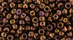 Toho 8/0 Round Japanese Seed Bead, TR8-224, OlympInside Color Bronze - Barrel of Beads