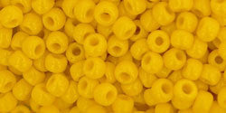 Toho 8/0 Round Japanese Seed Bead, TR8-42B, Opaque Sunshine - Barrel of Beads