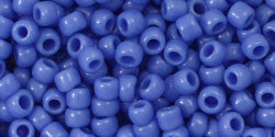 Toho 8/0 Round Japanese Seed Bead, TR8-48L, Opaque Periwinkle - Barrel of Beads