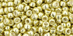 Toho 8/0 Round Japanese Seed Bead, TR8-559, Galvanized Golden Pear - Barrel of Beads