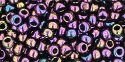 Toho 8/0 Round Japanese Seed Bead, TR8-85, Metallic Iris Purple - Barrel of Beads