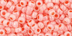 Toho 8/0 Round Japanese Seed Bead, TR8-905, Ceylon Peach Blush - Barrel of Beads