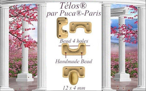 Telos® Par Puca®, TLS-0300-65431, Opaque Mix Blue/Green Ceramic Look