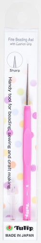 Tulip Fine Beading Awl w/Cushion Grip: Pink